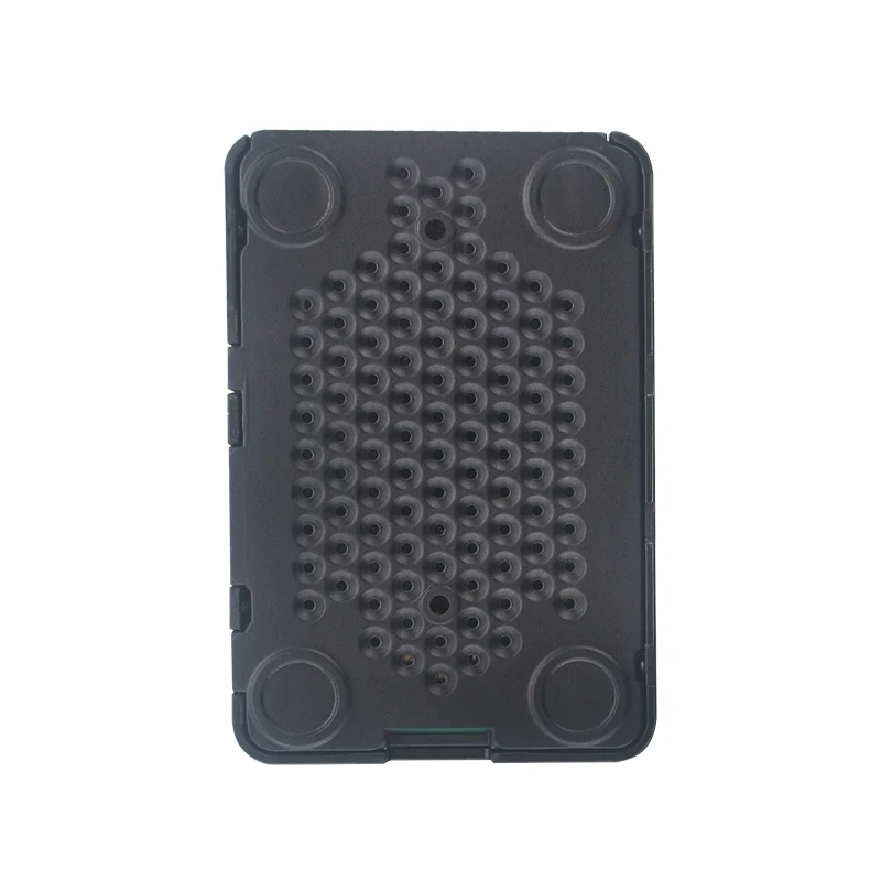 Чехол Raspberry Pi 4 Model B ABS с вентилятором черный корпус пластиковый для RPI B|Аксессуары