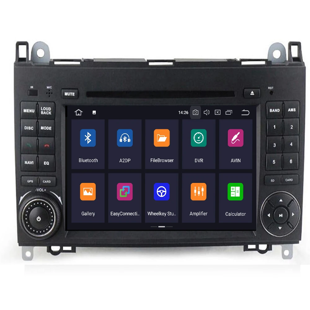 Perfect Android 9.0 For Mercedes Benz Sprinter B200 W209 W169 W169 B-class W245 B170 Vito W639 2 DIN Car DVD player Radio GPS multimedia 1