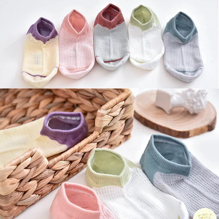 

Spring And Summer-Japanese Korean of Skin Color CHILDREN'S Socks Cotton Hidden Socks Olympic Du Bear Mesh CHILDREN'S Socks