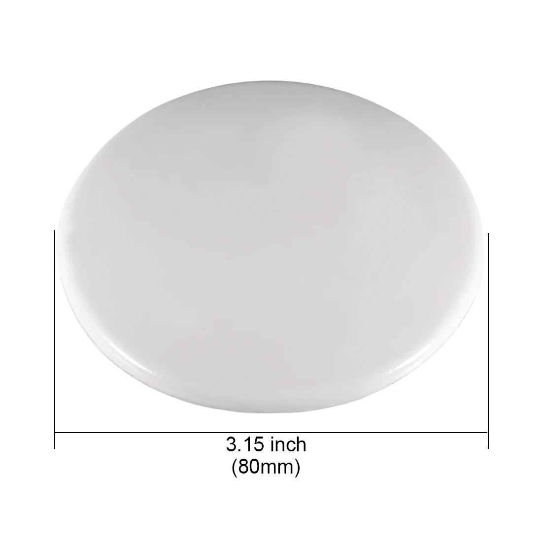 uxcell Silicone Dia 40mm Or 80mm Wall Protectors Self Adhesive Door Handle Bumper Guard Stopper Stop Round