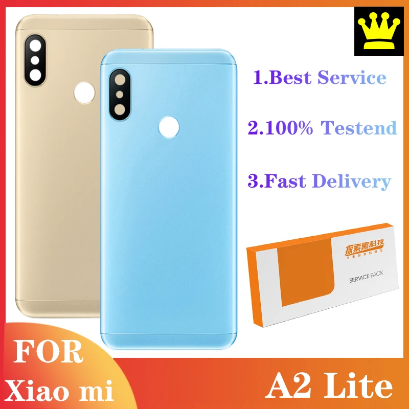 Оригинальный задний корпус для Xiaomi Redmi 6 Pro задняя крышка аккумулятора XiaomMi A2 Lite