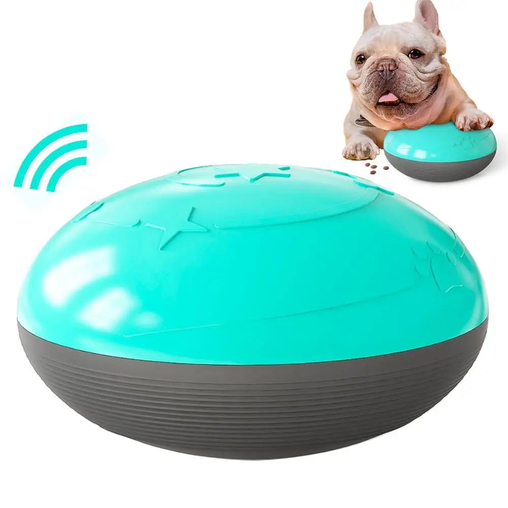 Dog Chew Toy Non Toxic Pressing Sounds Can Leak Food flying Discs Dog Interactive Toys Games Chew Training Toy Pet Supplies