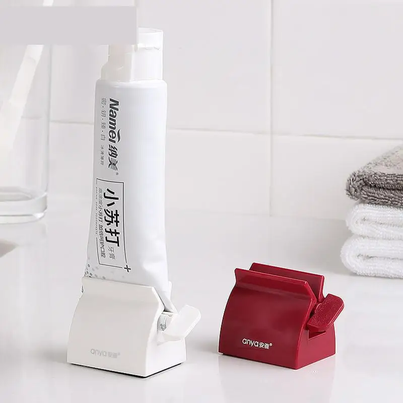

MultifunctionToothpaste DispenserTube Squeezer Squeezer Toothpaste Easy Portable Plastic Dispenser Bathroom accessories sets