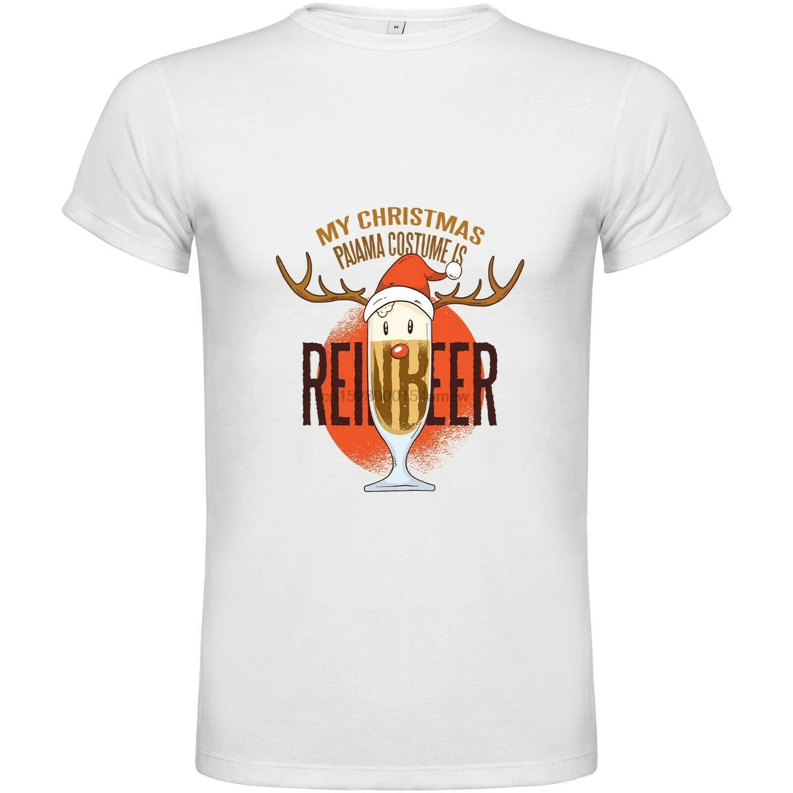 Футболка maglietta 122 reinbeer christmas personalizabile maniche entra | Мужская одежда