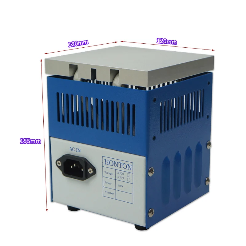 Honton HT-1212 предварительно нагреватель постоянная температура станция для BGA rework машина горячая пластина 220 в 110 В