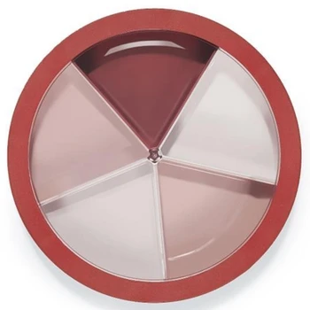 

Flower Petal-Shape Snack Candy Storage Box Holder Partition Food Organizer Nut Fruit Melon Storage Tray