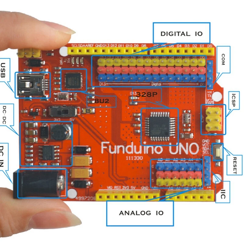 Для UNO Project Super Starter Kit с учебным руководством и для UNO R3, совместимый с Arduino