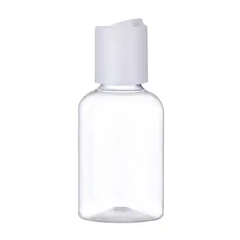 

5PC 50 ml Clear Travel Bottles Set Empty Transparent Plastic Travel Toiletries Liquid Containers Bottle for Shampoo, Conditioner