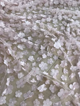 

Cyndi-59.6815 embroidered Mesh Tulle fabric Factory price sequins Nigerian lace fabrics