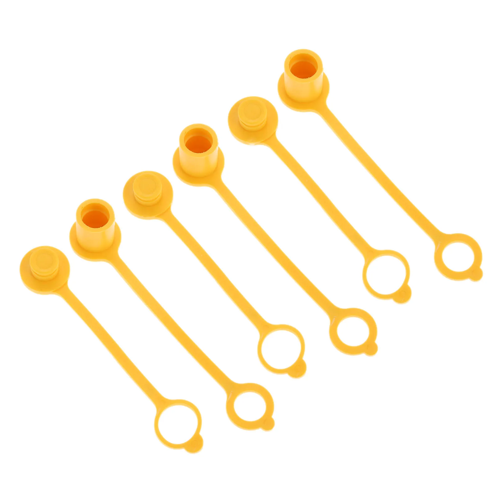 6Pcs 1/4"" Soft Rubber Propane/Natural LP Gas Quick Disconnect Connect Dust Cap Plug for 12mm Diameter Quick Adapter Fireplace