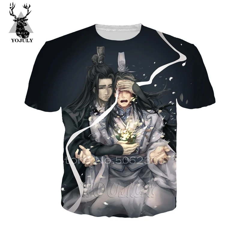 1 Mo dao zu shi футболка off white wei wu xian футболка мужские 3D футболки косплей lil открытый o-образный вырез Топы уличная странные вещи 367 - Цвет: 1