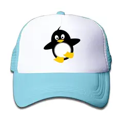 HHNYL милый пингвин дети Дальнобойщик шляпа бейсбольная Кепка доступна для детей, малышей и подростков размеры