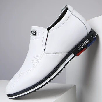 

Daily wear with men's shoes cowhine production 6CM raised effect men's shoes light soft comfortable black leather shoes fashion