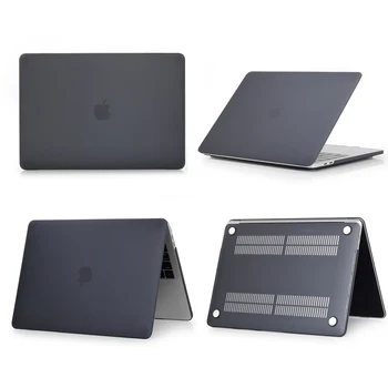 

2019 New Matte Hard Shell Laptop Case For Apple MacBook Air 11 13 Pro Retina Touch Bar 12 13 15 16 inchs Hard Cover A2159 A1989