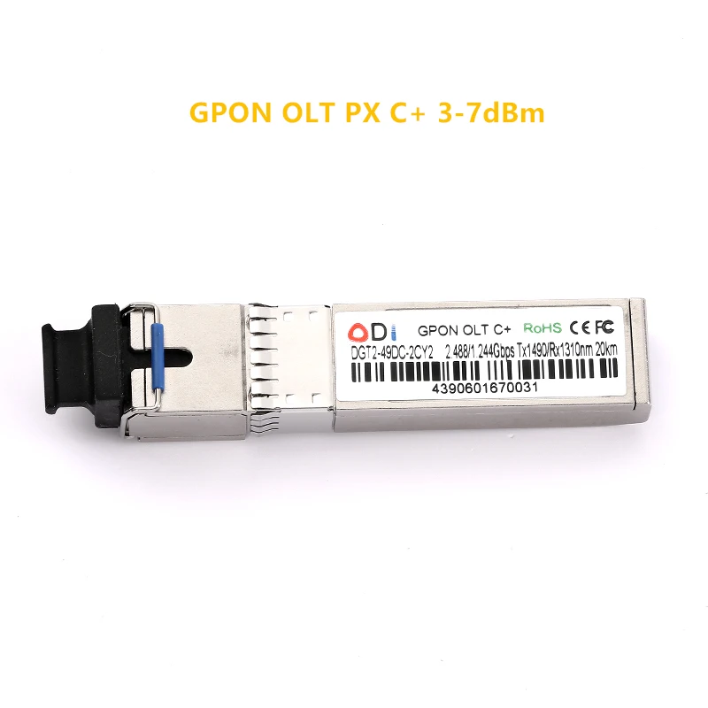 G/EPON SFP EPON OLT PXC++ оптический 1,25G PX20+ PX20++ PX20+++ gpon2.5 gmodule 20KM TX1490nm/RX1310nm epon/gpon OLT ont SC - Цвет: GPON CP1