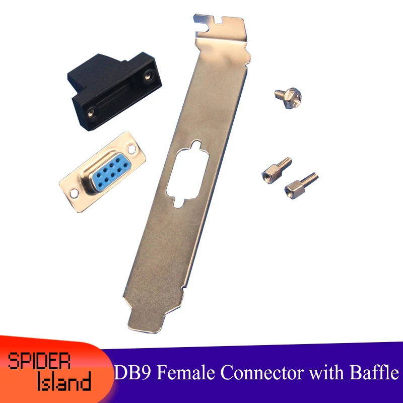 DB9 Welding Female DB9 Connector Interface DB9 Female Baffle DB9 Male