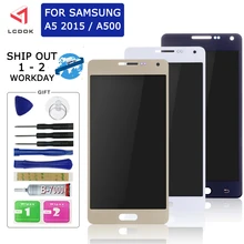 A5 Amoled дисплей для samsung Galaxy A5 дисплей A500 A500F A500FU ЖК-дисплей кодирующий преобразователь сенсорного экрана в сборе сменная панель