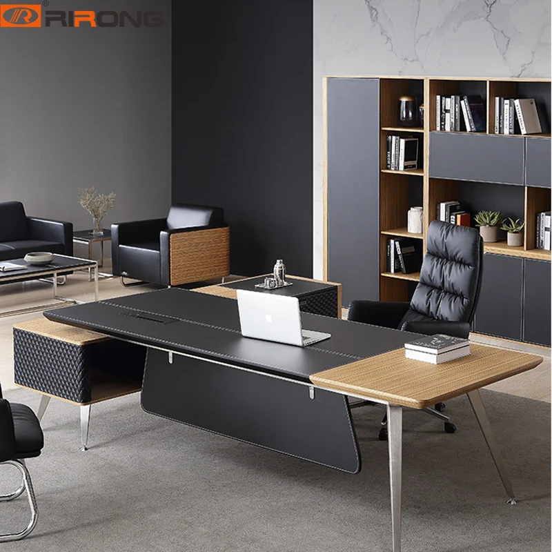 Black Wood Office Furniture Computer Desk Personal Office Space Design Furniture Study Tables Custom Desk Office Desk Table Set Black Wood Office Furniture Computer Desk Personal Office Space Design Furniture Study Tables Custom Desk Office Desk Table Set