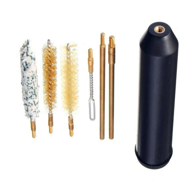 

Realmote 7pcs Mini Tube Brush Set 9mm Pocket Cleaning Kit Useful Electrical Tool Accessories