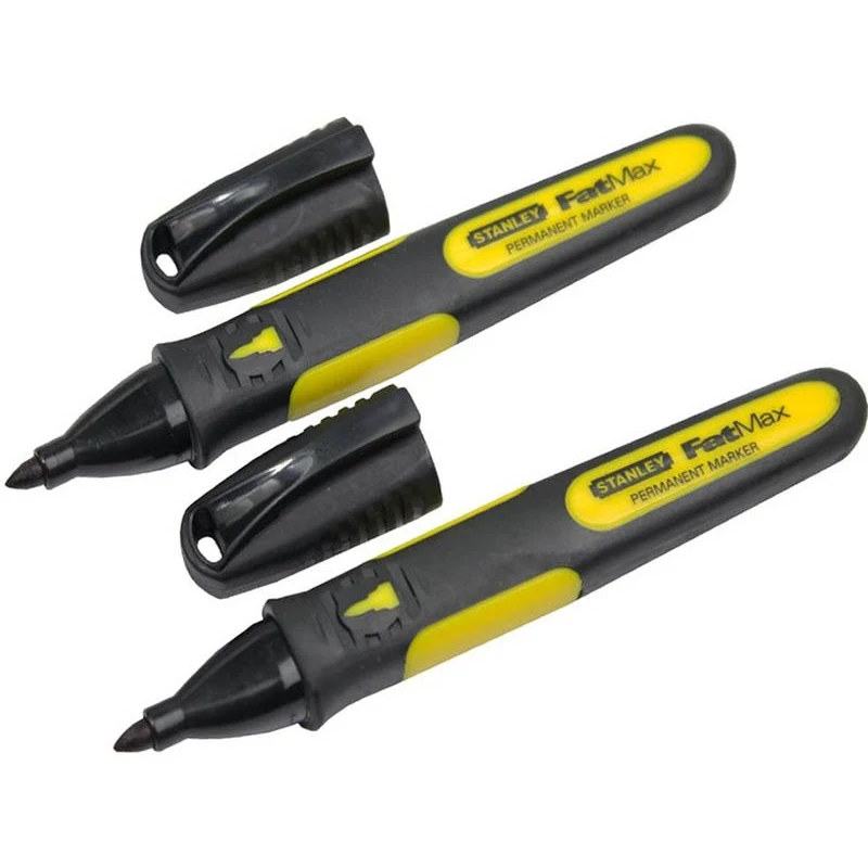 Маркер Stanley FatMax 2шт Black 0-47-312 | Канцтовары для офиса и дома