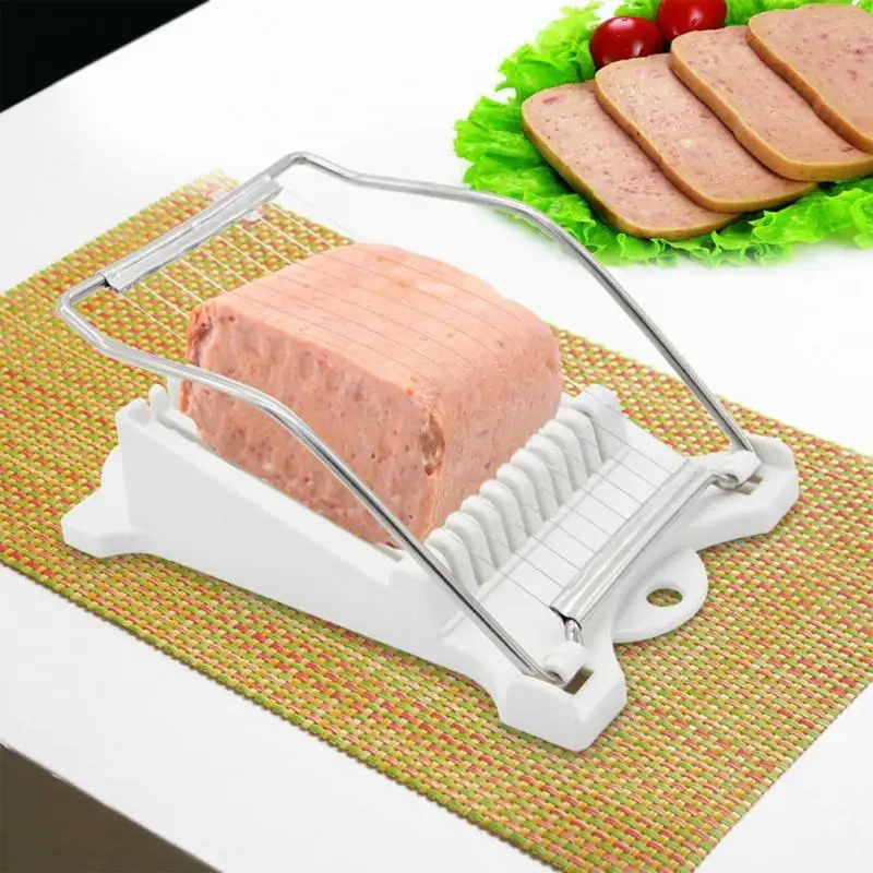 Kitchen Food Slicer Stainless Steel Wire Lunch Meat Cutter Hams