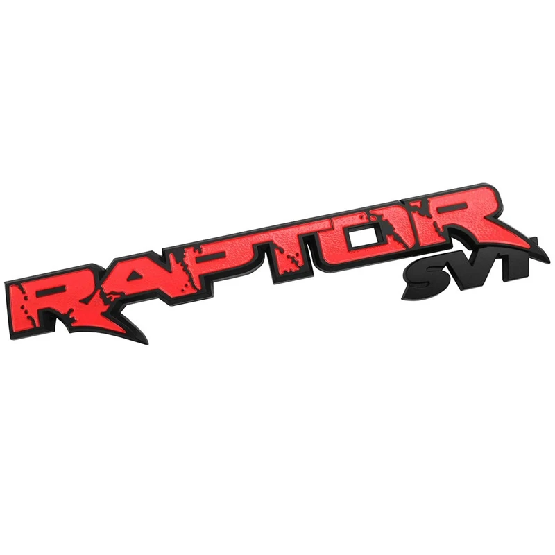 Автомобильные Задние Эмблемы для багажника Raptor SVT эмблема 3D логотип багажника Наклейка Замена наклейки для Ford F150 2009