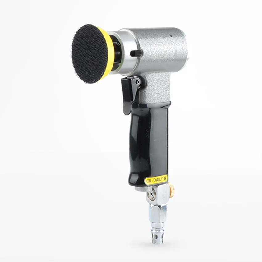 Lucidatrice Pneumatica A Doppia Azione Del Tampone Dell'Attrezzo Dell'Aria Della Levigatrice Di Lucidatura Pneumatica Della Mini Levigatrice Orbitale 