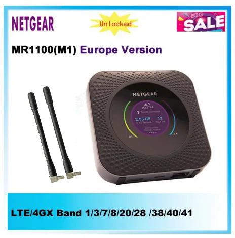 90% новая разблокированная Европейская версия мобильного маршрутизатора Netgear