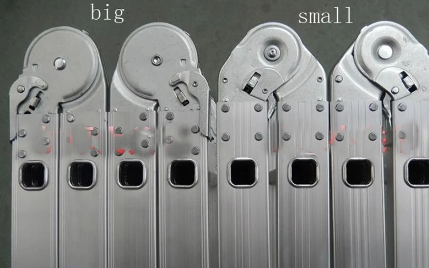 Сверхмощный шаг лестничная петля, складной замок алюминиевая ...