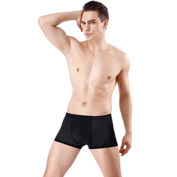 

Breathable Summer Male Boxer Underwear Mens Boxer Underpants Shorts Men Sexy Underwear Nylon Men Ice Silk Underwear Boxers Men