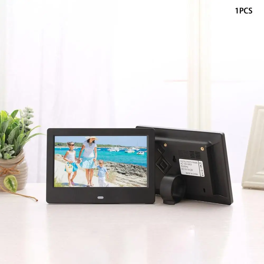 

7 Inch Lcd Widescreen Hd Led Electronic Photo Album Digital Photo Frame Wall Advertising Machine Gift