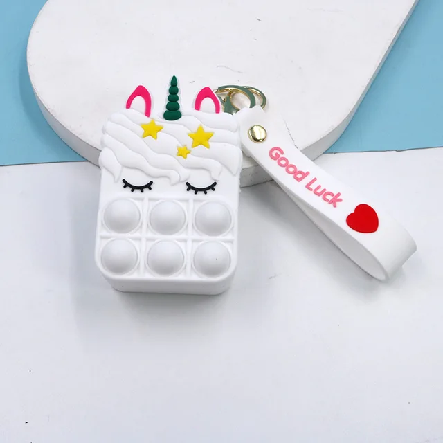 New Popit Mini Money Wallet Fingertip Toys Push Bubble Popite Pendant Bag Hot Sale Adult Decompression Toys Children Anti-Stress new 01