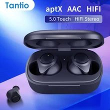 Antio W1 TWS наушники Bluetooth 5,0 AAC aptX наушники высокой четкости Bluetooth, настоящие беспроводные наушники рождественские подарки