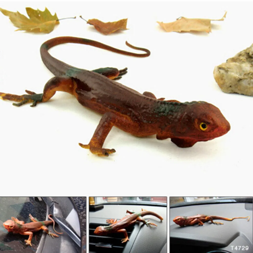 

Trick Toy Practical Jokes Toys Simulation Lizards Fool Day Prank Toys Mischievous Small Animals Rubber Lizards