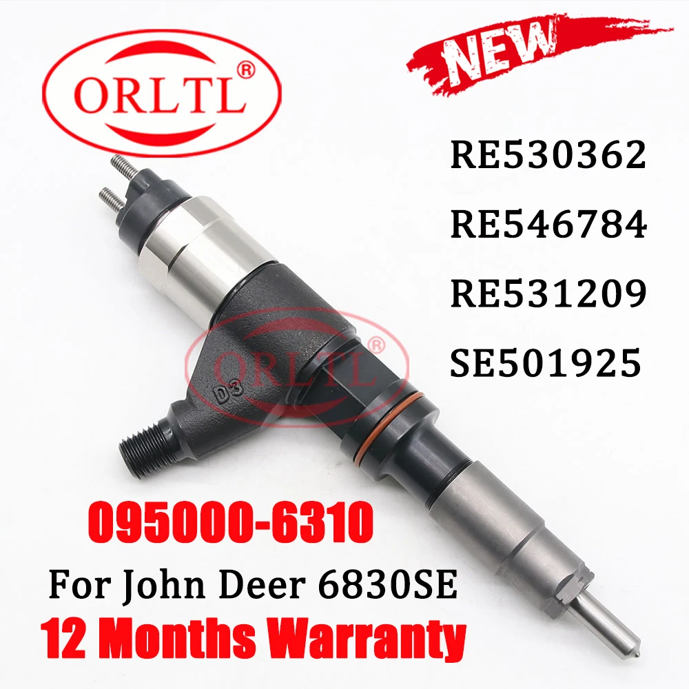 

Car RE530362 RE546784 RE531209 SE501925 Diesel 095000-6311 095000-6312 Common Rail Injection 095000-6310 Injector for John Deer