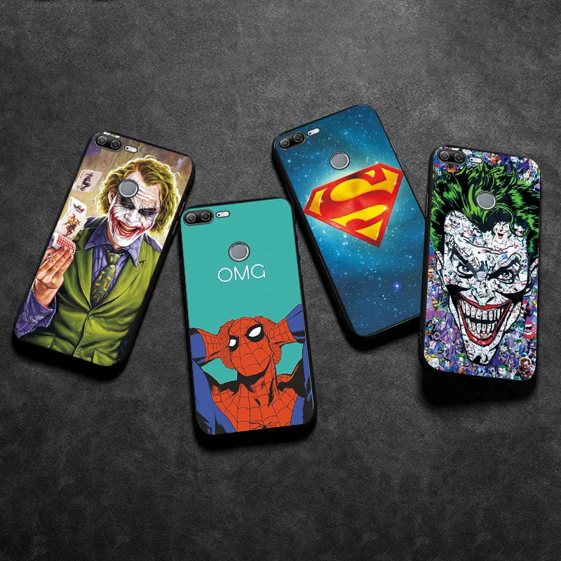 Мягкий черный ТПУ бампер для huawei P Smart чехол PSmart Z Plus Marvel Мстители чехол для телефона для huawei P Smart чехол PSmart