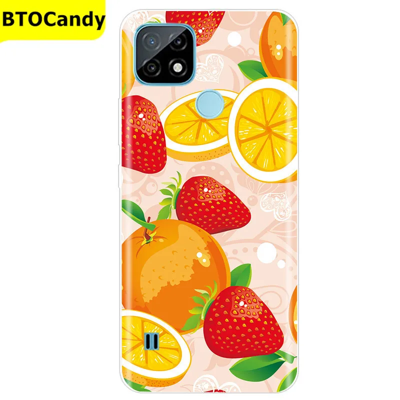 For Realme C21 Case Soft Tpu Silicone Case For OPPO RealmeC21 C 21 Phone Cover Fundas RMX3201 Bumper Case For Realme C21 Cover pouch phone Cases & Covers