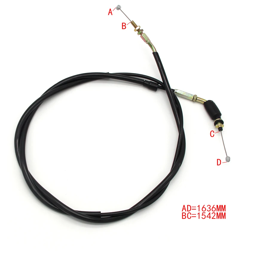 

Motorcycle Throttle Cable Scooter Accelerator Cables Engine For Suzuki 58300-20E00 AN125 AN150 VECSTAR 5830020E00