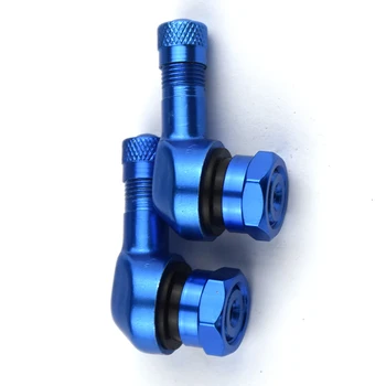 

Aluminum alloy Valve Stems Blue Motorcycle Anti corrosion 35mm Tubeless