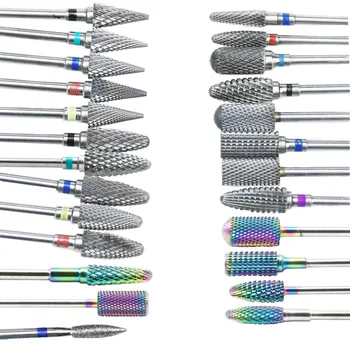 

28 Types Nail Drill Bit Milling Cutter for Manicure Electric Machine Accessory Cuticle Clean Nail File Tool Remove Nail Polish