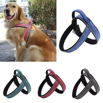 

Reflective Dog Vest Harness Walking Training Strap for Puppy Adjustable Doggie Chest Leash Lead Belt Labrador Husky