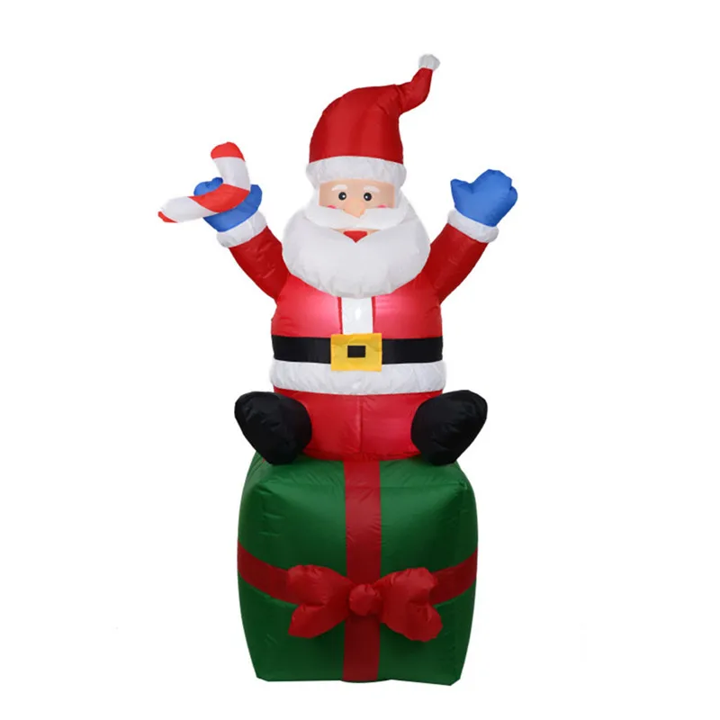 Надувной светильник Санта Клаус надувные рождественские украшения садовые надувные игрушки уличные игрушки