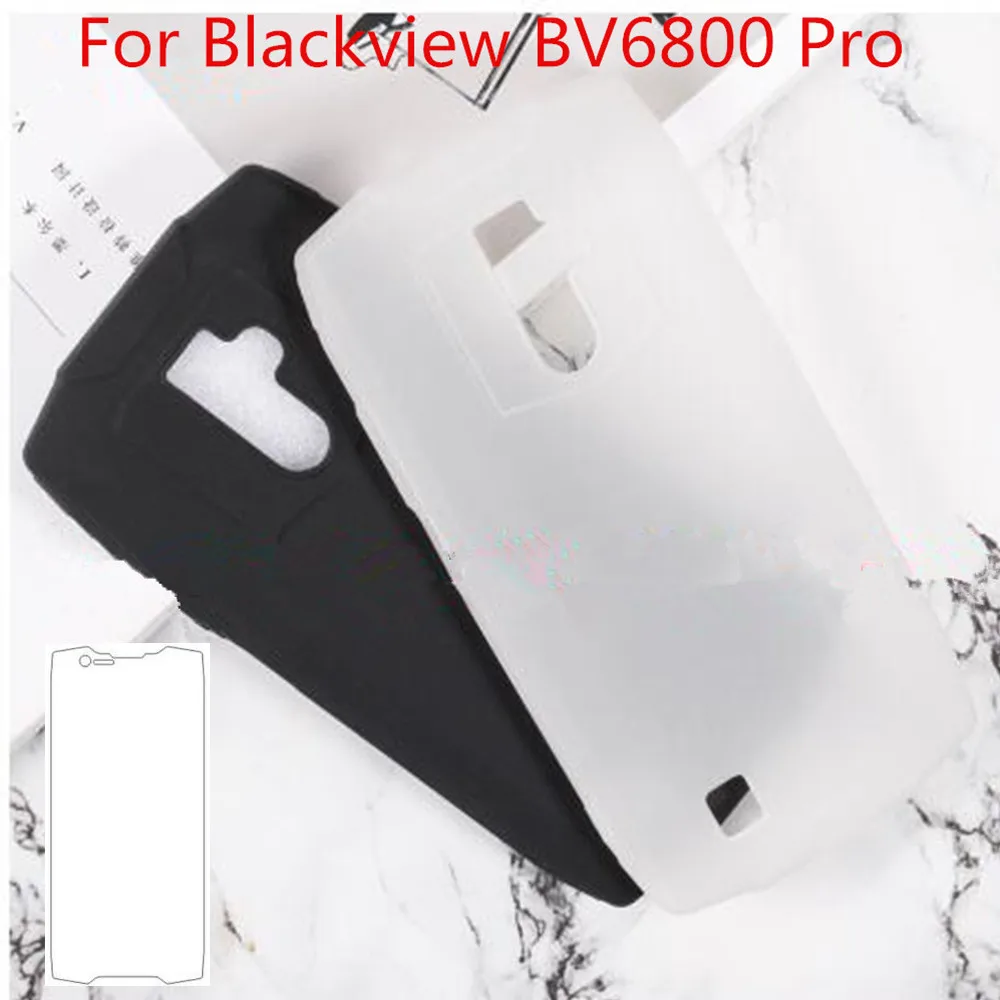 

For Blackview BV6800 Pro Case Cover + Screen Protector Tempered Glass Protective Film For Blackview BV6800 Pro
