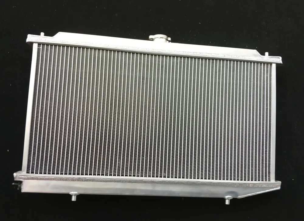 Алюминиевый радиатор для Honda Civic ED EF CRX хэтчбек база DX FH Si Std L4 1,5 1,6 D15 16 MT 1987-1991+ вентиляторы