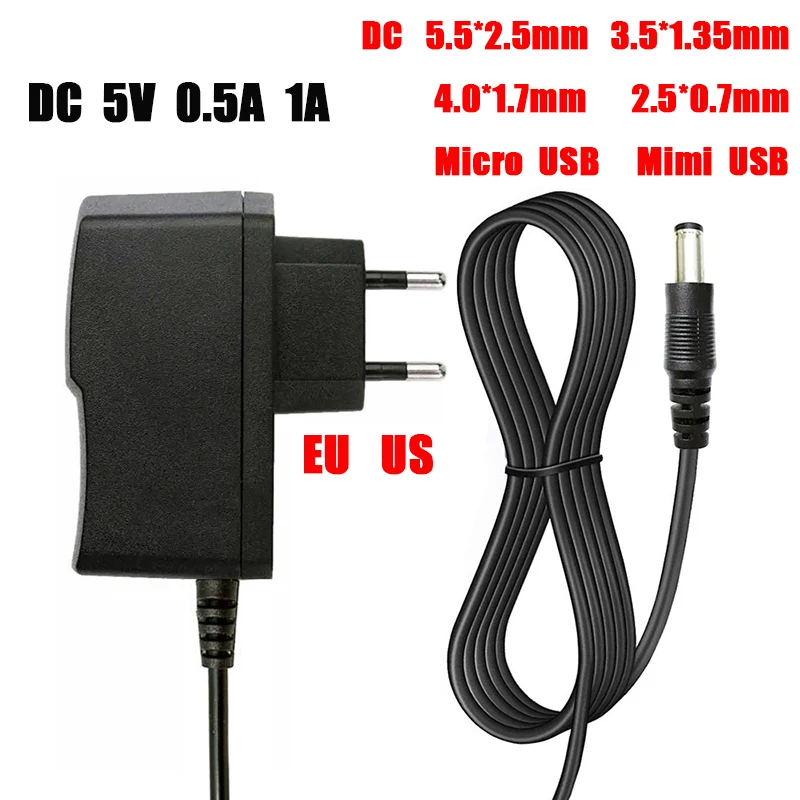 AC / DC Adapter 5V 0.5A 100-240V Converter power 5 V Volt 1000MA Power Supply Charger Mini USB | Обустройство дома