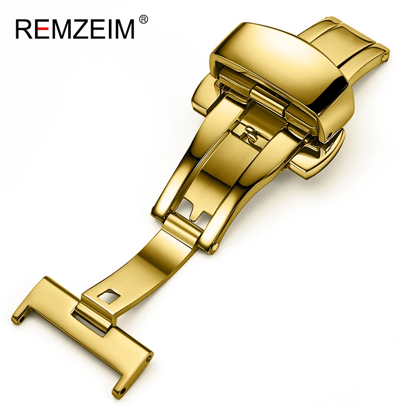 Durable Double Folding Butterfly Clasp Waterproof Watchband Buckle Accessories