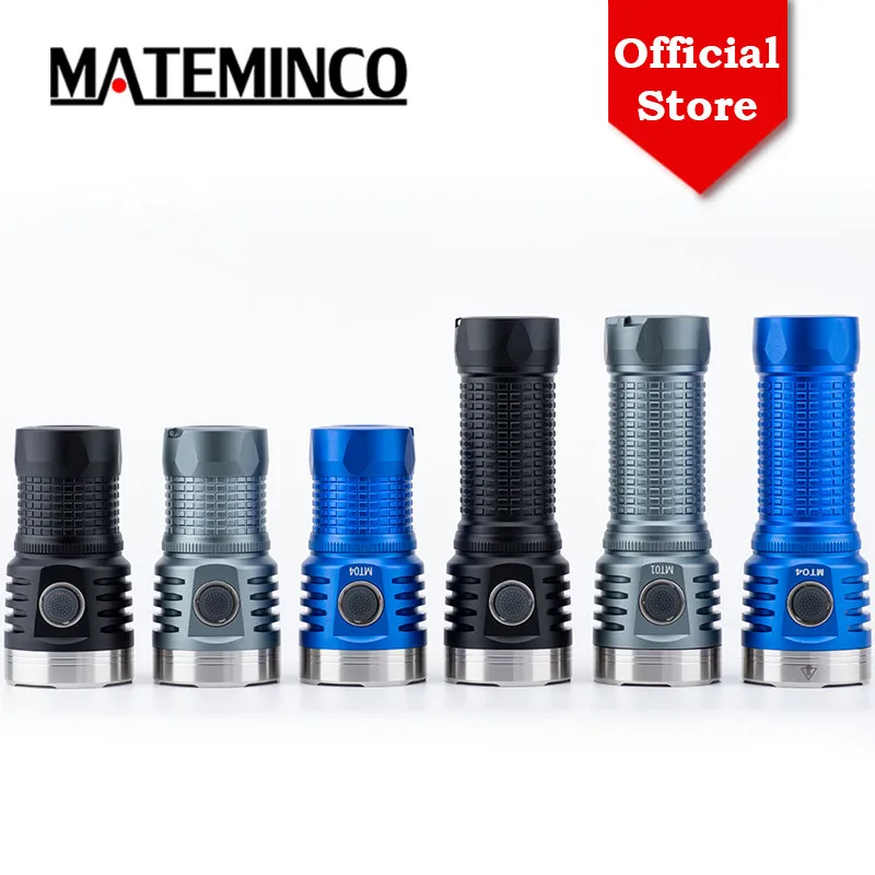 Mateminco MT04 Small Portable Cree XHP50.2 13500lm 26650 Battery Anduril UI USB Type-C Rechargeable High Powerful LED Flashlight