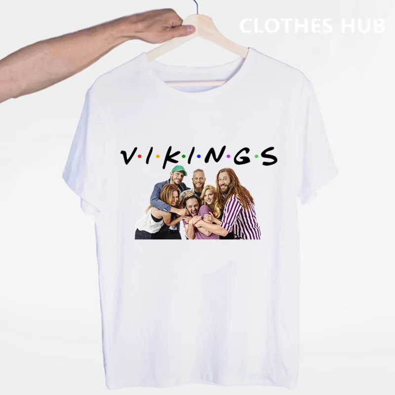 

Ragnar Lothbrok Vikings Ragnar Lodbrok T-shirt O-Neck Short Sleeves Summer Casual Fashion Unisex Men And Women Tshirt