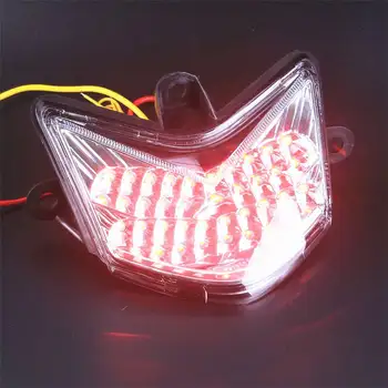 

LED Integrated Turn Signals Brake Tail Light For Kawasaki Ninja ZX10R ZX-10R 2004 2005 Clear