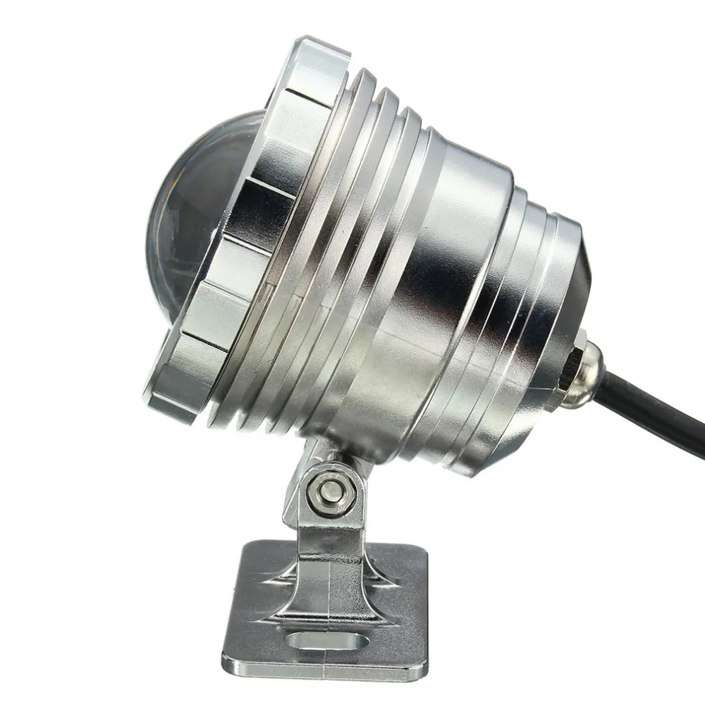 Waterproof 10W RGB LED Light Garden Fountain Pool Pond Spotlight Super Bright Underwater Light Lamp with Remote Control